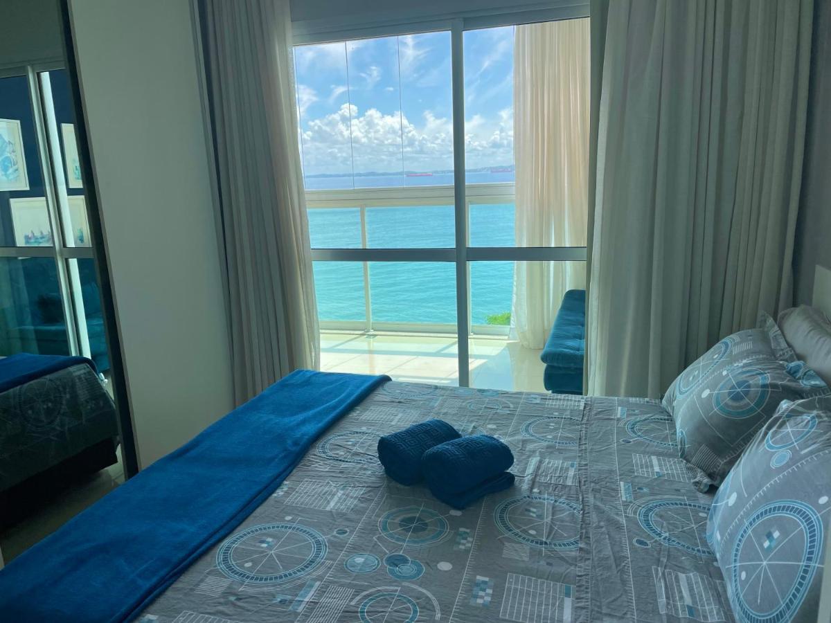 살바도르 Cloc Marina Vista Mar P/ A Baia De Todos Os Santos 아파트 외부 사진