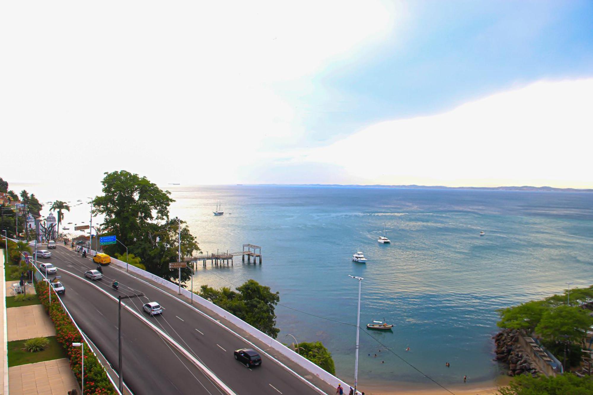 살바도르 Cloc Marina Vista Mar P/ A Baia De Todos Os Santos 아파트 외부 사진