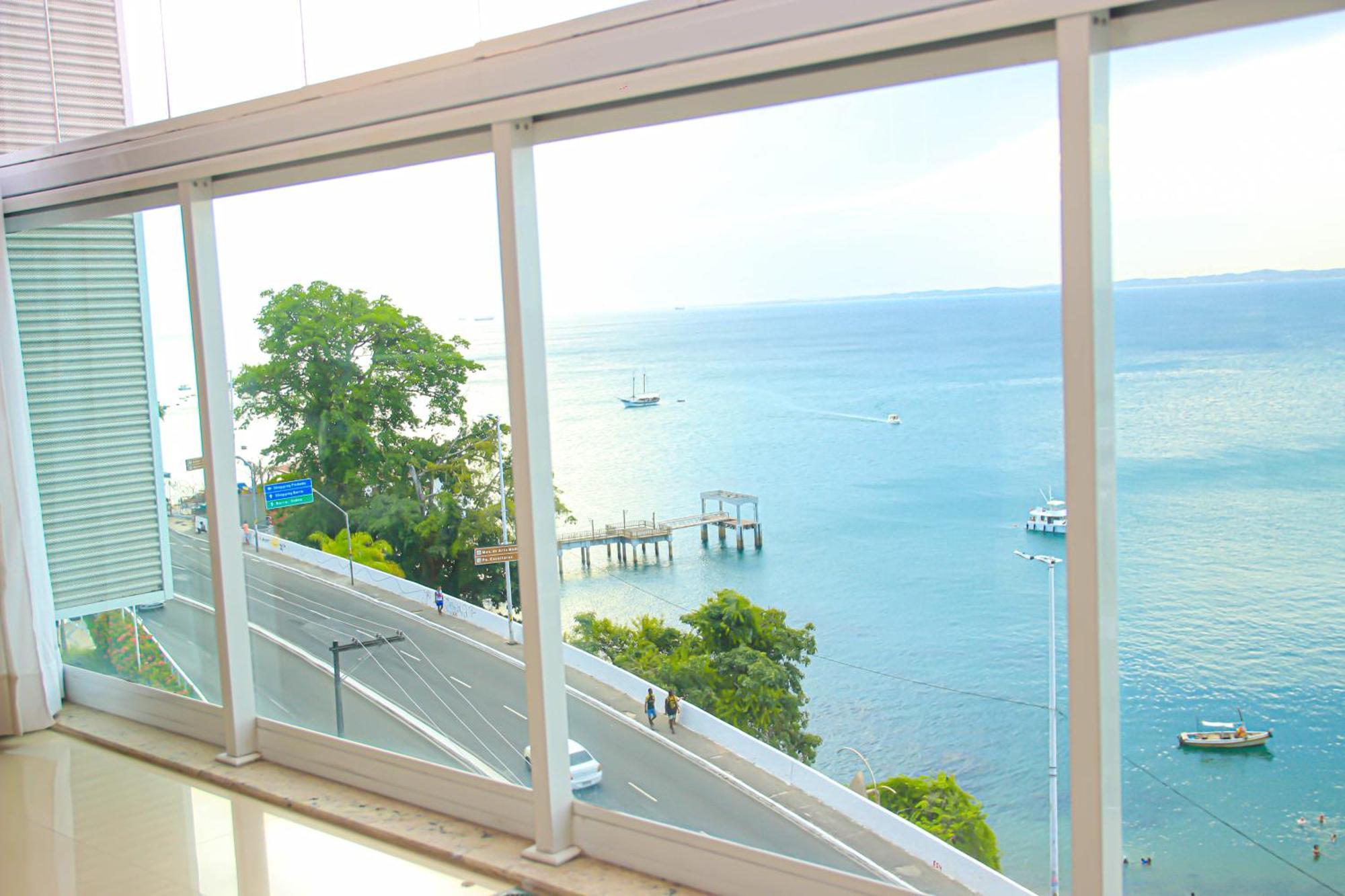 살바도르 Cloc Marina Vista Mar P/ A Baia De Todos Os Santos 아파트 외부 사진