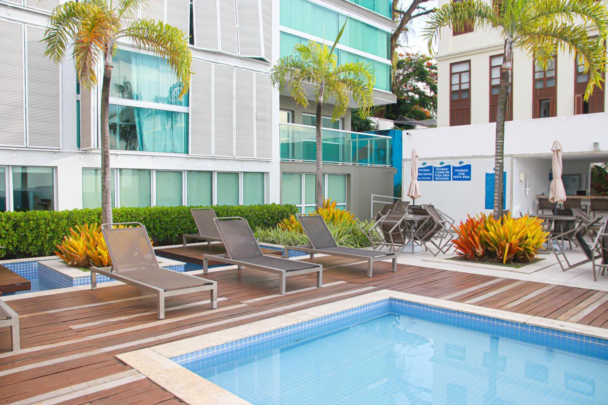 살바도르 Cloc Marina Vista Mar P/ A Baia De Todos Os Santos 아파트 외부 사진